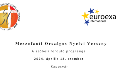 Mezzofanti Országos Nyelvi Verseny döntő 2024.04.13. szombat Kaposvár