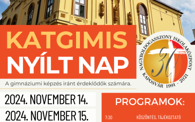 Gimnáziumi nyílt nap 2024