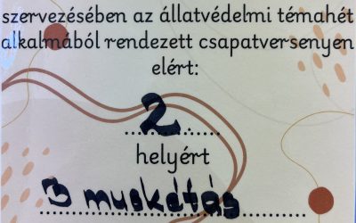 Állatvédelmi témahét versenye